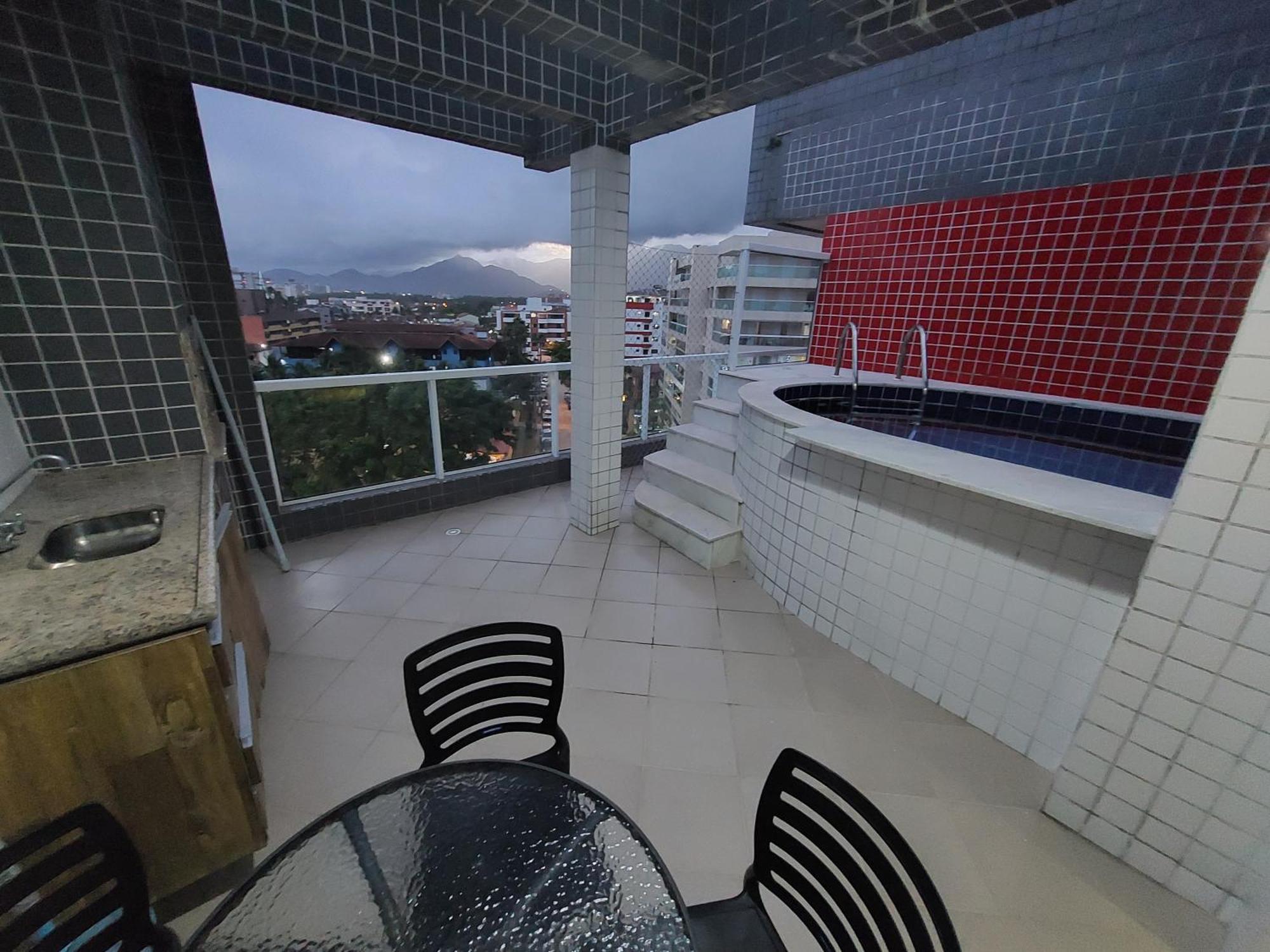 Apartamento A 50M Praia Maitinga, Wifi, Churrasqueira Na Varanda Bertioga Zimmer foto